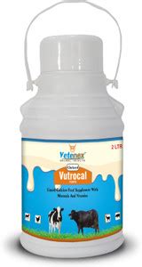 VETENEX Vutrocal Forte - Chelated Liquid Calcium Supplement for Cattle ...