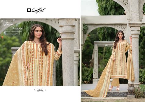 Zulfat Nazrana Vol 3 Designer Dress Material Collection