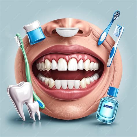 Teeth protection vector realistic illustration | Premium AI-generated image