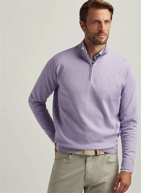 Coolspun Cotton Quarter-Zip Sweater | Men's Sweaters | Peter Millar