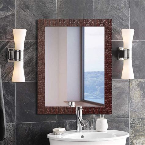 Marble Red Wall Mirror Inner Size 15x21 Inchs — ART STREET