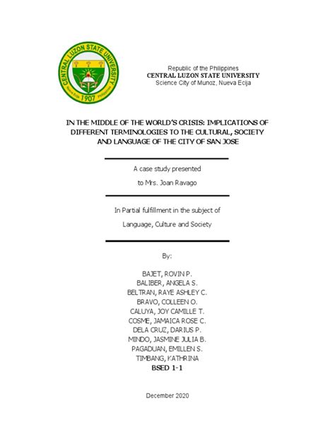 Image result for Case Study Tagalog Examples