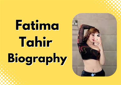 Who is Fatima Tahir, Biography, Age, Education - Story.com.pk