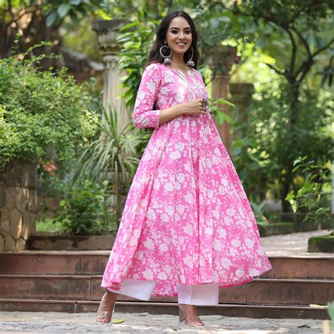 Phul Gota Cotton Kurta – Kameez.co