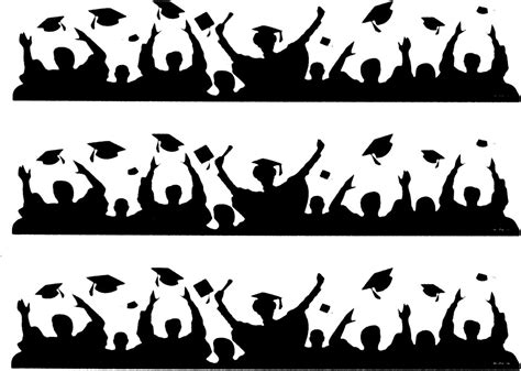 WhimsicalPracticality Buy Edible Graduation Silhouette Cake Border at ...