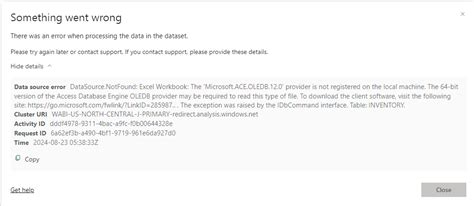 Microsoft.ace.oledb.12.0 Error 的图像结果