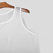 Men's Tank Top Vest Top Undershirt Sleeveless Shirt Sleeveless Crew ...