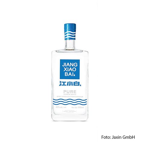 Baijiu - Jiangxiaobai Pure 500, 40% ABV, Chine, 500ml, bouteille ...