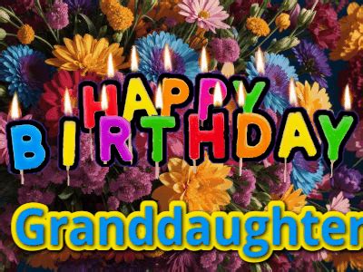 Happy Birthday Granddaughter GIF 28