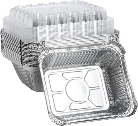 Amazon.com: PACTOGO Aluminum Foil 3-Compartment TV Dinner Trays with ...