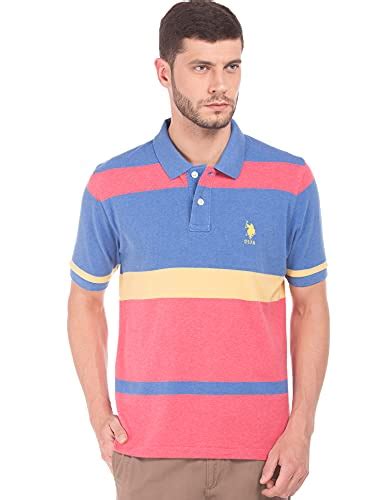 Buy US Polo Association Men's Polo (8907378921635_USTS5328_Cool Blue ...