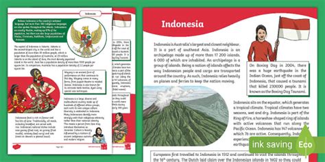 Australia's Neighbours: Indonesia Fact File