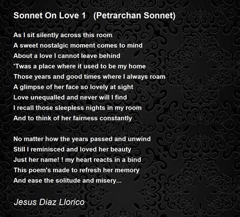 Sonnet Poem Definition