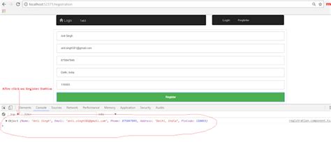 How to Create a Simple Registration Form Using Angular 的图像结果