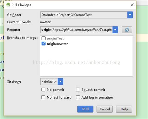 Android Studio Git 的图像结果