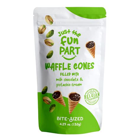 Just The Fun Part Bite Size Crispy Mini Waffle Cones | Desertcart INDIA
