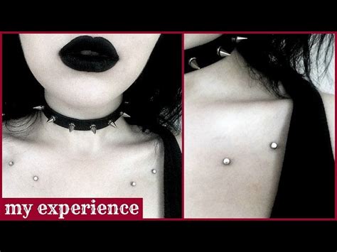 Collar Bone Dermal Piercing
