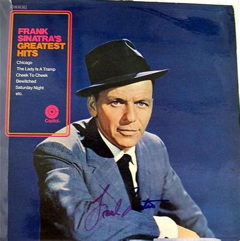 Frank Sinatra, LP, 'Greatest Hits' signed front cover 6/7/93… - Music ...