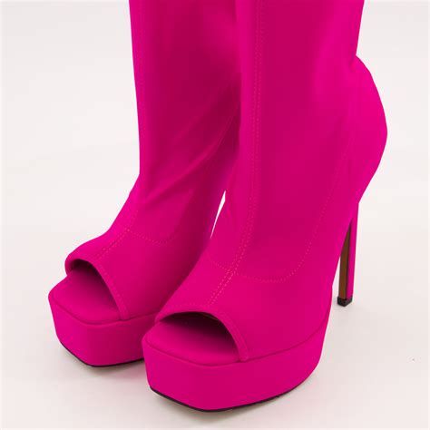 Pink Flame Heeled Sandals - TK Maxx UK