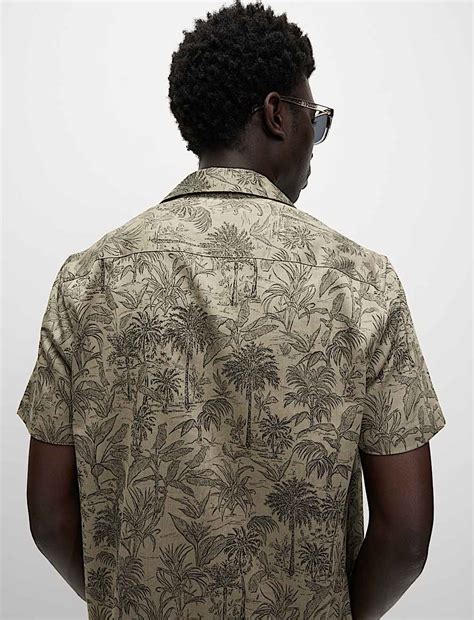 Buy Pure Cotton Hawaiian Shirt at Marks & Spencer