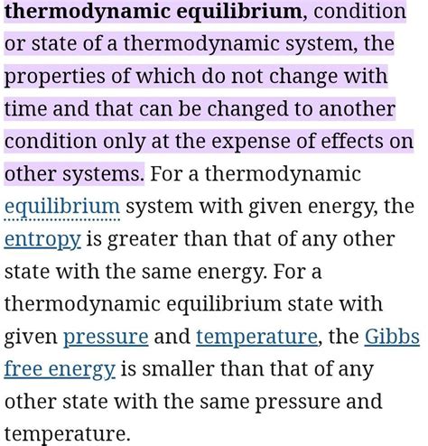 State and explain thermodynamic equilibrium - Brainly.in