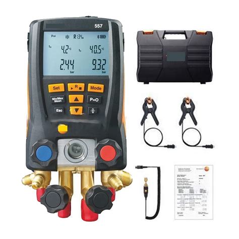 Buy TEAYOC Digital Manifold Digital Manifold Gauge System Kit Pressure Gauge Refrigeration Meter ...