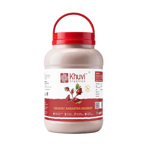 Khuvi Organics Sharbat Ambastha Powder(With Lump Sugar) 2.5Kg | Healthy ...