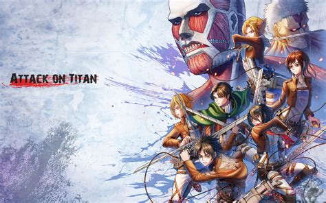 Attack on Titan HD Wallpaper: Levi, Eren, Mikasa, Armin & Annie
