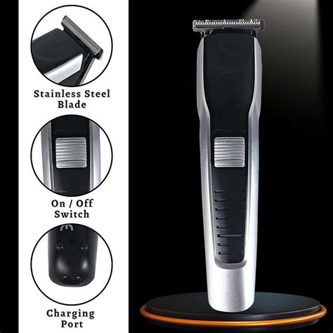 RACCOON HTC AT-538 Professional Rechargeable Hair Clipper and Trimmer ...