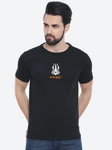 jorkk Printed Men Round Neck Black T-Shirt - Buy jorkk Printed Men ...