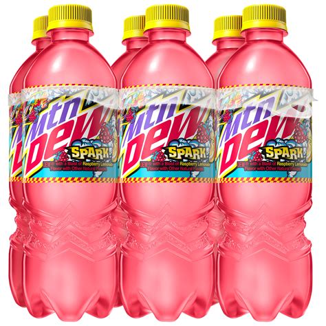 Mountain Dew, Spark, DEW With A Blast Of Raspberry Lemonade Flavor ...