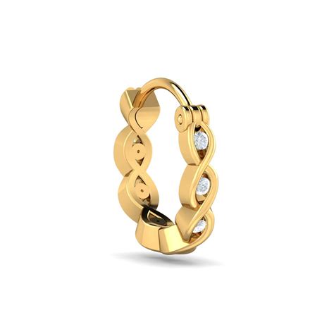 KuberBox 18K Isabel Interwoven Nose Ring : Amazon.in: Fashion