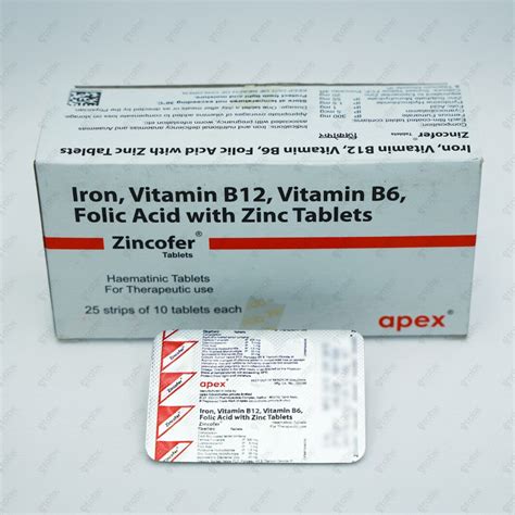 Zincofer Tablets 10's – ETABX