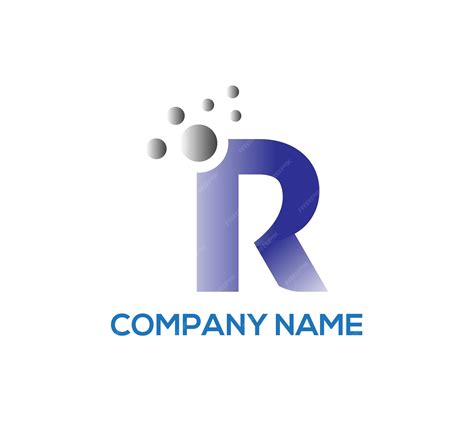 Molecule r letter dots logo vector design suitable for business initial ...