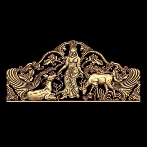 Indian Sculptures 3D Model STL File - Captivating Artistry