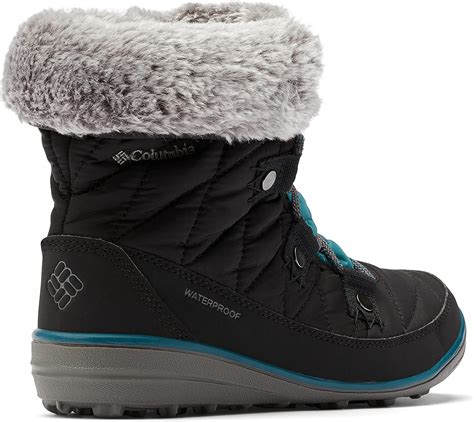 Columbia Women's Heavenly Shorty Omni-Heat Snow Boot 8 - Black/Deep ...
