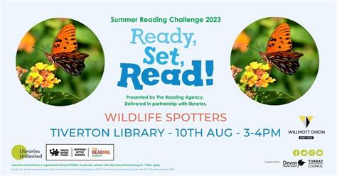 Wildlife Spotters with Willmott Dixon, Tiverton Library, 10 August 2023 ...