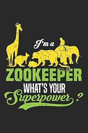 I'm A Zookeeper: Zookeeper Notebook Blank Dot Grid Family Journal ...