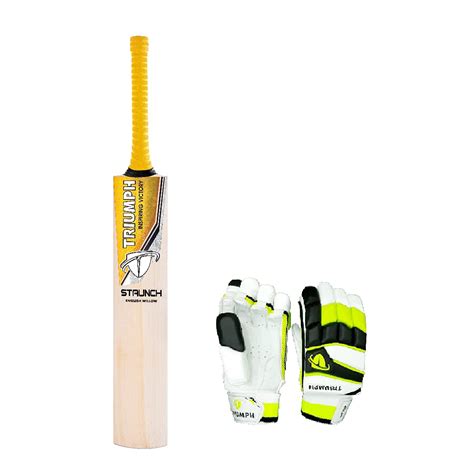 Triumph Staunch English Willow Cricket Bat Mens with Spry Batting ...