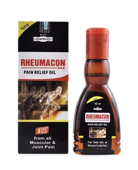 ABCD05 Hapdco Rheumacon Pain Killer Oil (60 ml) - Set of 2 Bottles ...