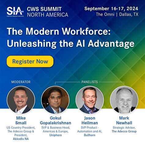 Next week! Join us at Staffing Industry Analysts CWS Summit North ...