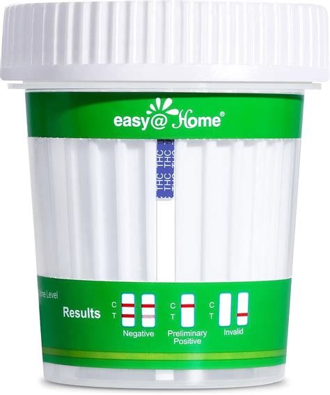 Easy@Home Marijuana Test Cup, THC Urine Drug Testing Kit, 5-Minute ...