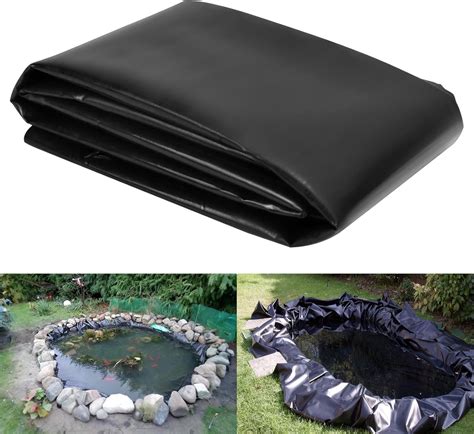 SDLDEER Pond Liner, 20 Mil HDPE Pond Liners for Outdoor Ponds, 10 X ...