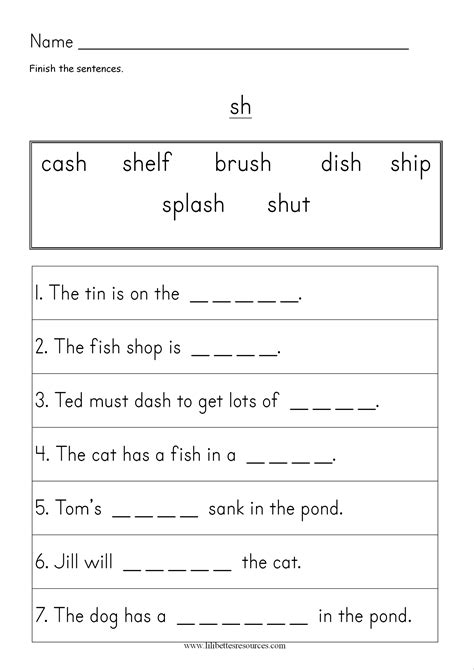 Use The Sound Sh To Write A Sentence That Sounds Soothing at Barbara ...