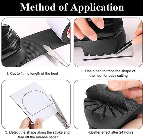 HASTHIP Non Slip Shoe Sole Repair Rubber for Women Self Adhesive Shoe ...