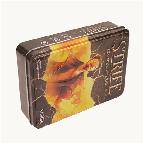 Custom Embossed Decorative Metal Containers With Lids