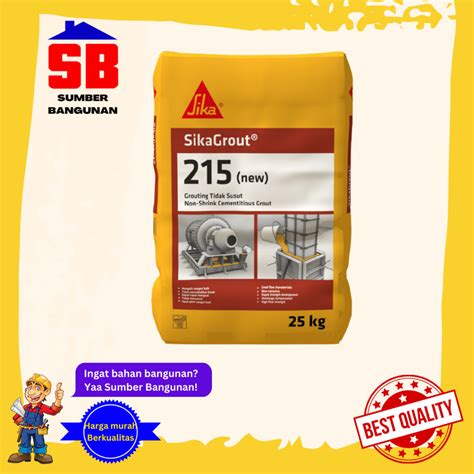 Jual SIKA GROUT 215 SEMEN GROUTING NEW 25KG 25 KG SIKAGROUT | Shopee ...