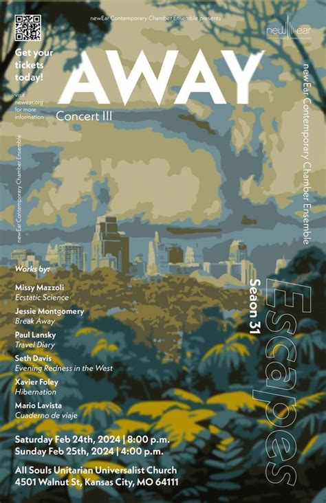 NewEar Contemporary Chamber Ensemble Season 31 Concert III "Away", All ...