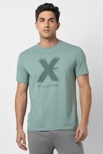 Buy Men Green Graphic Print Crew Neck T-shirt Online - 39894230 | Van ...
