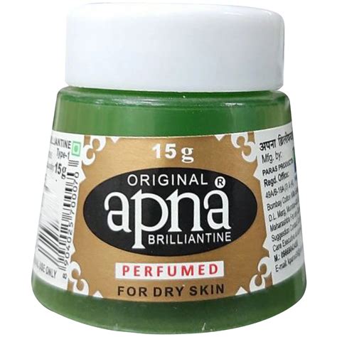 Buy Apna Original Brilliantine Perfumed Jelly, 15 gm | 19 Minutes ...